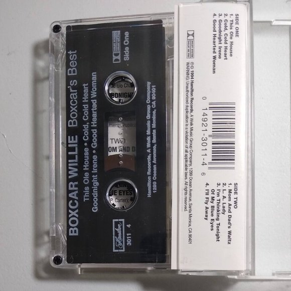 Boxcar Willie - Boxcar's Best - Cassette Tape - Picture 2 of 2